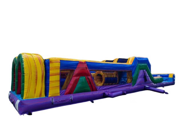 46ft  Multi Color Obstacle Course