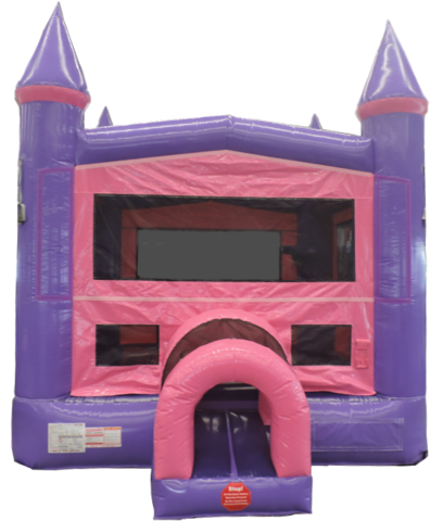 Pink And Purple Bounce House 