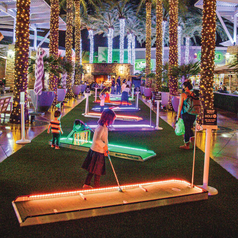 Portable 9 hole mini golf