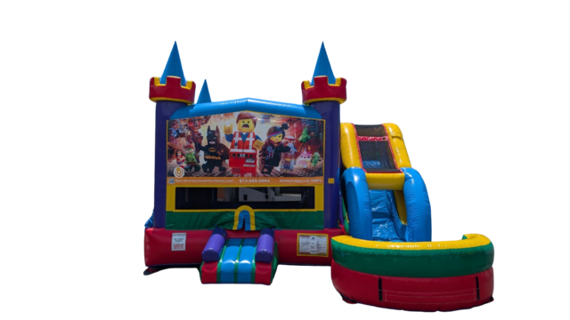 Lego Bounce House w/slide wet or dry
