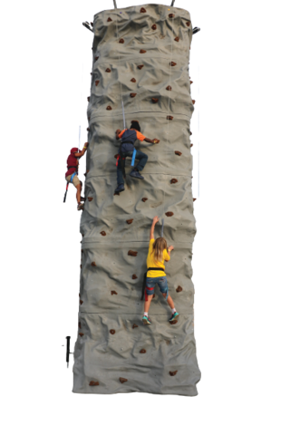 28 ft Rock Climbing Wall-Double Climber-3 hrs