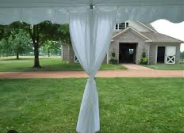 Tent leg cover drap