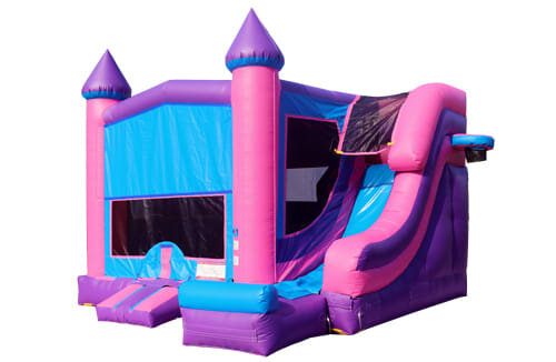 PURPLE AND PINK COMBO Bounce House (Dry Only)