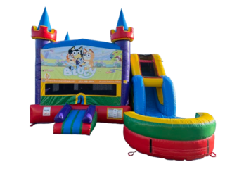 Bluey Bounce House w/slide wet or dry
