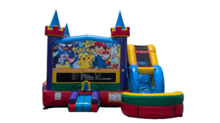 Pokeman Bounce House w/slide wet or dry
