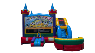 Minions Bounce House w/slide wet or dry