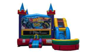 Hot Wheels Bounce House w/slide wet or dry 