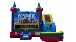 Fortnite Bounce House w/slide wet or dry