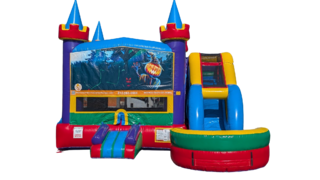 Halloween Bounce House w/slide wet or dry