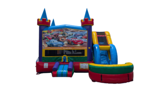Cars Bounce House w/slide wet or dry