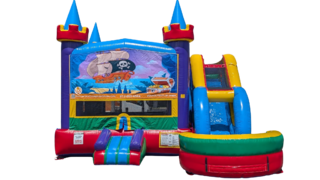 Pirate Bounce House with Slide (Wet or Dry)