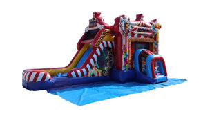 Carnival Bounce House with Slide