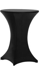 Cocktail Table Cover- Black Spandex