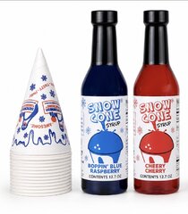 Extra Syrup and Cones for Snow Cone Machine- 30 Servings