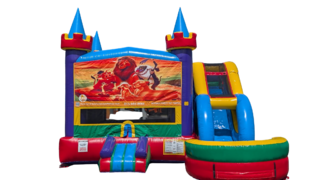 Lion King Bounce House with Slide (Wet or Dry)