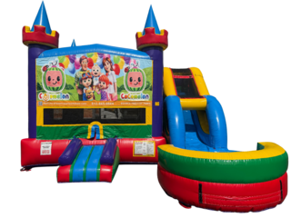 Cocomelon Bounce House with Slide (Wet or Dry)