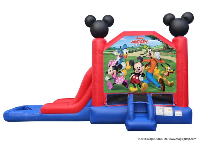 Mickey Mouse Bounce House with Slide
