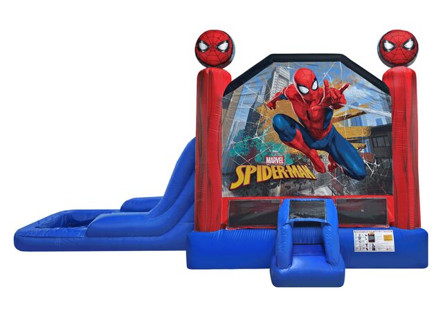 Spider-Man Bounce House with Slide