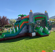 Dinosaur Bounce House With Slide