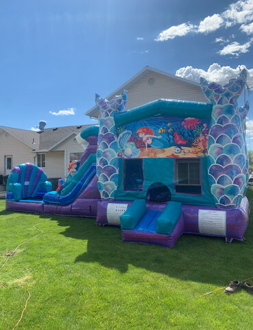 Mermaid Bounce House With Slide