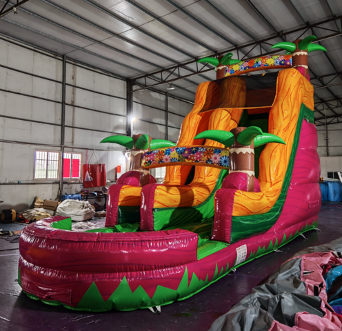 20-ft Magenta Water Slide