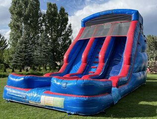 18' Fusion Dual Lane Water Slide