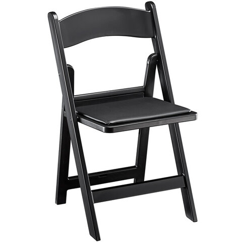 Resin Folding Chairs (Black)