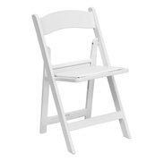 Resin Folding Chairs (White)