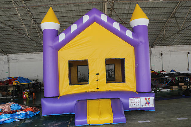 #107 Purple and Yellow Castle  14X14