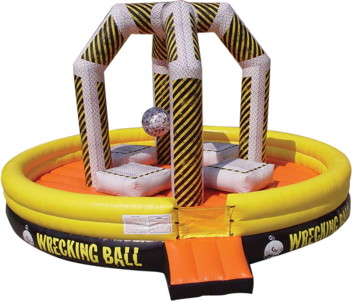 inflatable wrecking ball game inflatable wrecking ball game