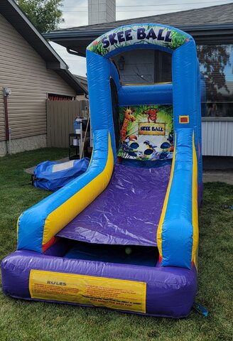 Inflatable Skeeball Game