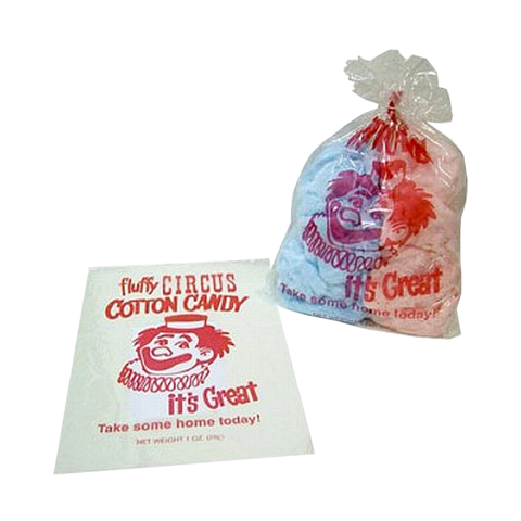 Pre-Packaged cotton candy - Red Cherry