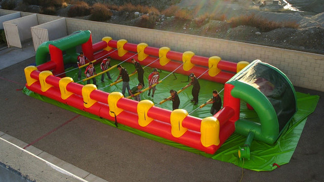 Human Foosball Rental Bounceroo Party Rentals Edmonton