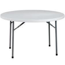 White Round Table 5' = 60