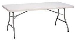 White Rectangle Table 6' = 72