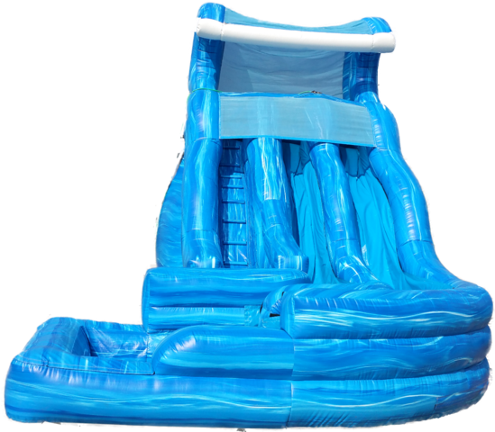8FB - 19' Wild Rapids Water Slide Blue (color / shape may vary)