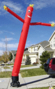 20' Red Air Dancer (Only to be rented WITH inflatable)