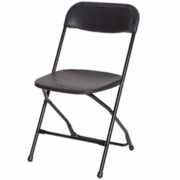 Black Chair (ONLY to be rented WITH inflatable)