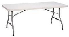 White Rectangle Table 6' = 72" (ONLY to be rented WITH inflatable)