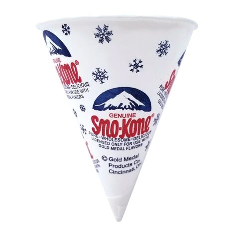 12 0Z empty Snow cone cups (20) servings 