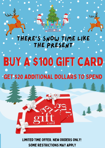 Gift Card of $120 for only $100