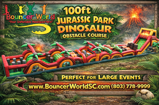 JURASSIC PARK DINOSAUR OBSTACLE COURSE WET/DRY