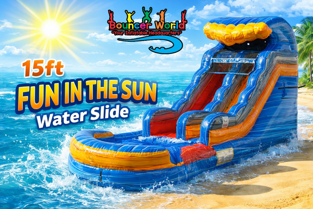 15FT FUN IN THE SUN SLIDE WITH POOL