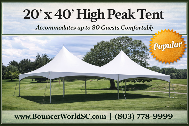 20' x 40' HIGH PEAK TENT