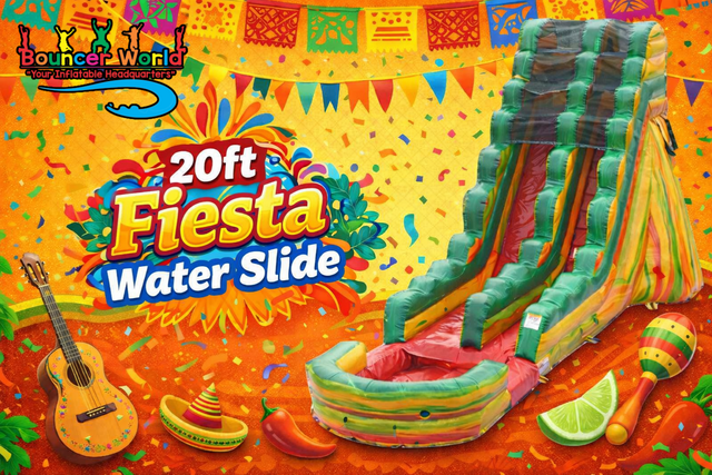 20FT SPANISH FIESTA SLIDE W/ POOL