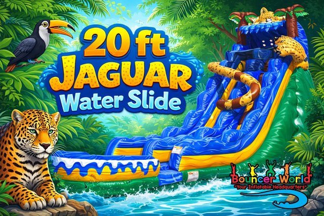 20FT JAGUAR SLIDE W/ POOL