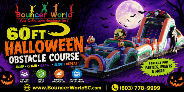 60FT HALLOWEEN OBSTACLE COURSE