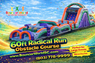 60FT RADICAL RUN OBSTACLE COURSE WET/DRY