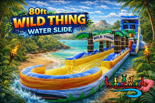 80' WILD THING SLIDE W/ SLIP-N-SLIDE EXTENSION
