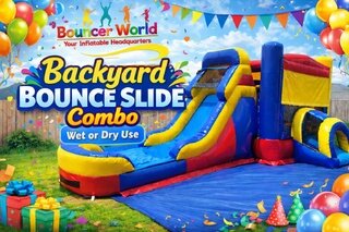 BACKYARD BOUNCE SLIDE COMBO